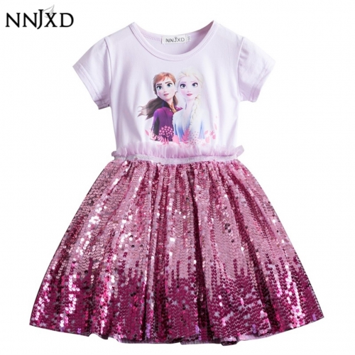 Đầm Họa Tiết Elsa/ Công Chúa Anna 02