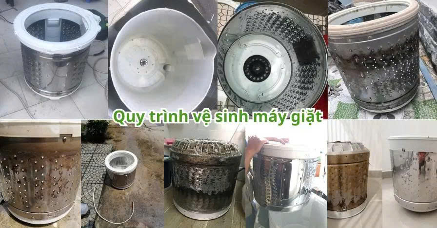 Quy Trình Vệ Sinh Máy Giặt